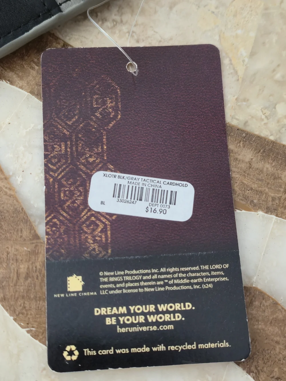 NWT Lord Of The Rings Card Holder